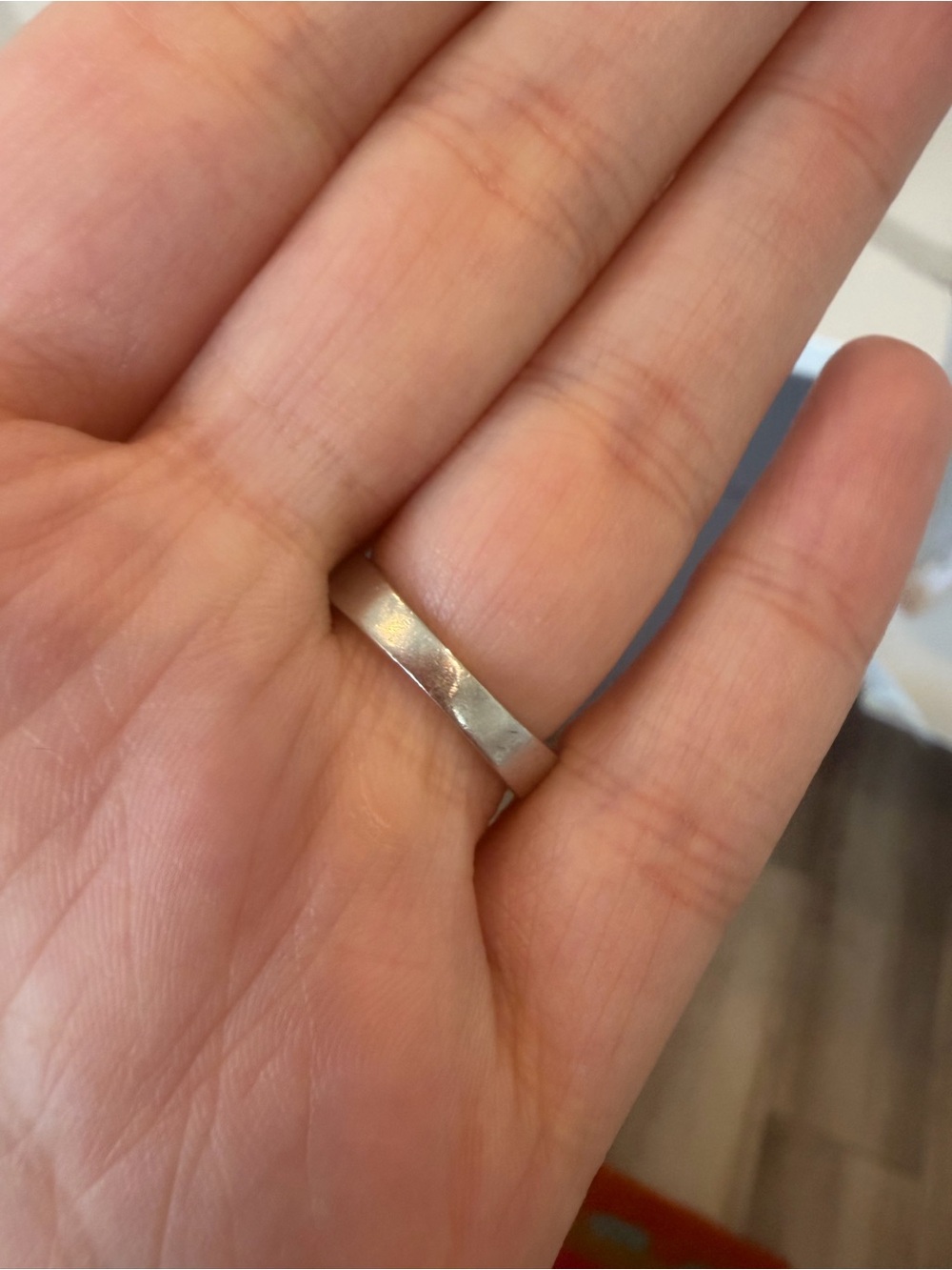 Women's platinum diamond ring - Clear - Picture 5 of 7
